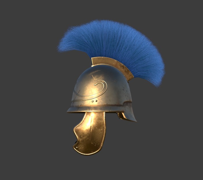 Ancient Greek Attic Helmet preview image 2